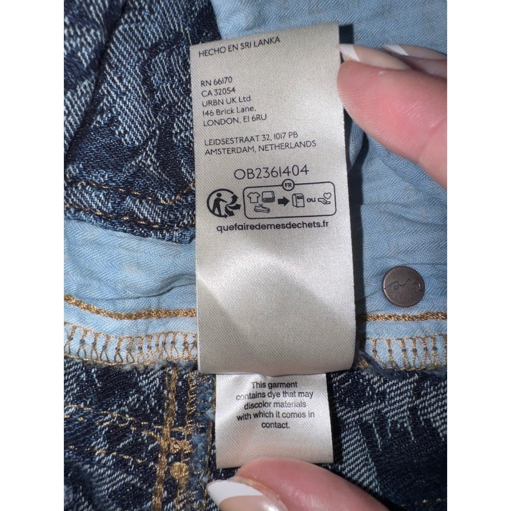Free People We The Free Eden Slouch Swan Song Jeans Size 31 (Sold Out Color-way) - Picture 13 of 14